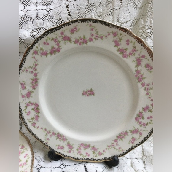 2 Alfred Meakins Harmony Rose Dinner Plates - Picture 2 of 8